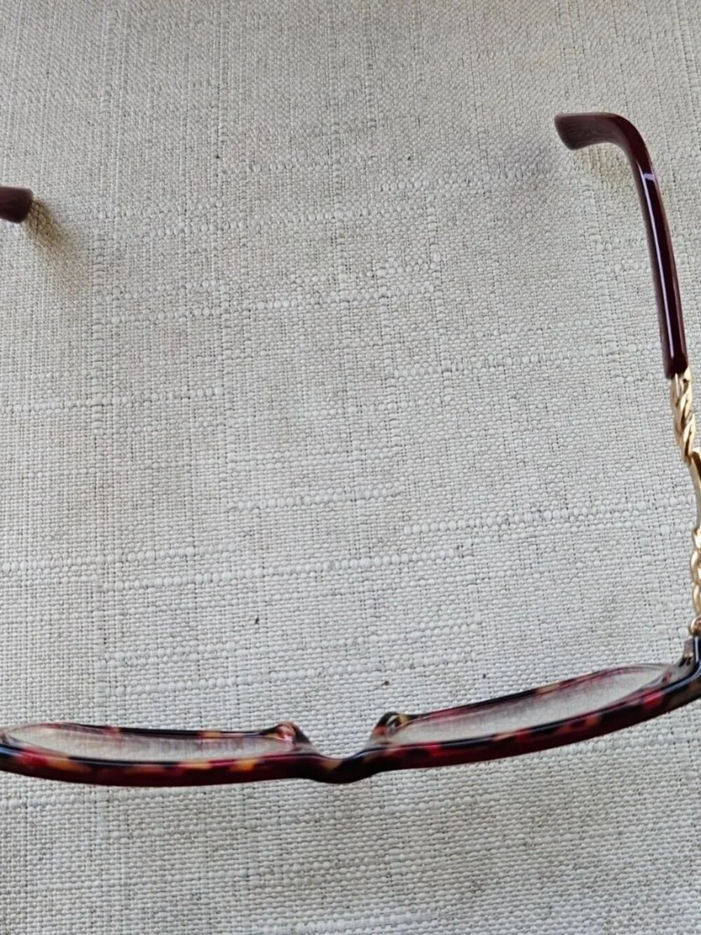 Vintage Jimmy Choo Women Eyeglasses Frame 8RO Eyewear Red Tortoise Glasses Italy